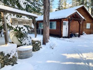 North Idaho Snowmobiling Airbnb Cabin